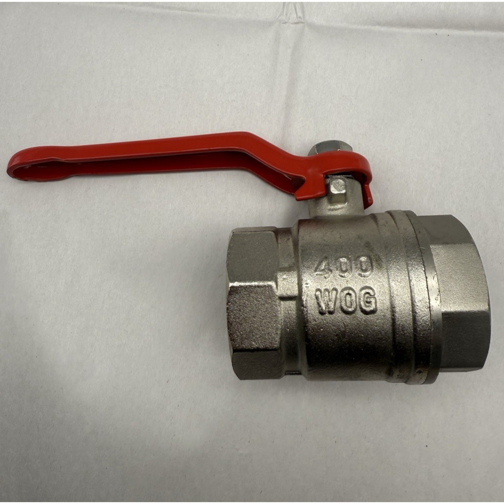 AF Hydro Brass, 1 1/2" Ball Valve with 400 WOG rating, NPT Thread, *READ...
